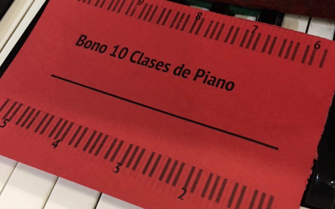 Bono de Clases de Piano – Música y Maestro