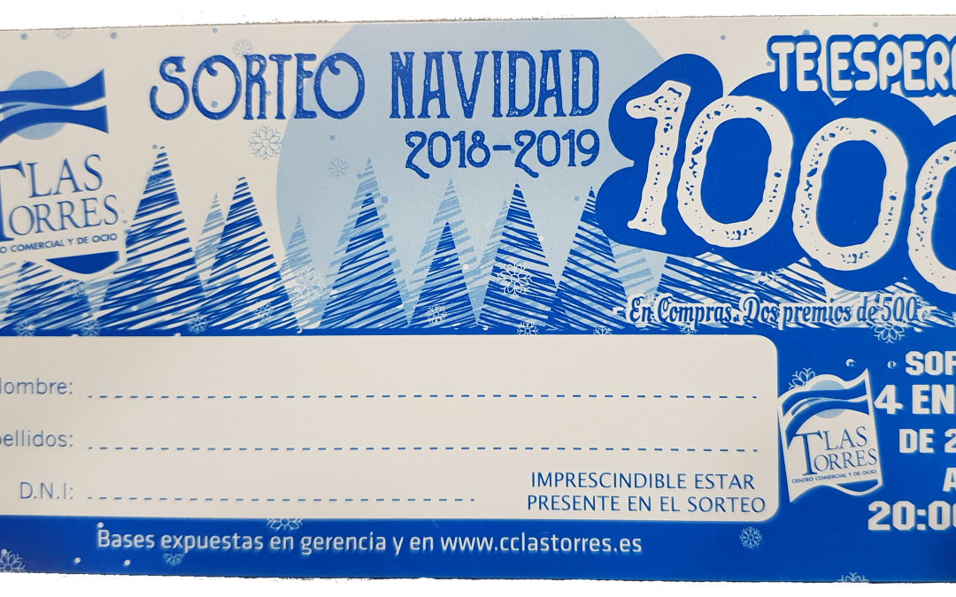 Bases del Sorteo de Navidad 2018/19 – 1.000€